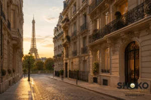 Elegant Paris arrondissement representing stable real estate investment for Gulf region buyers
