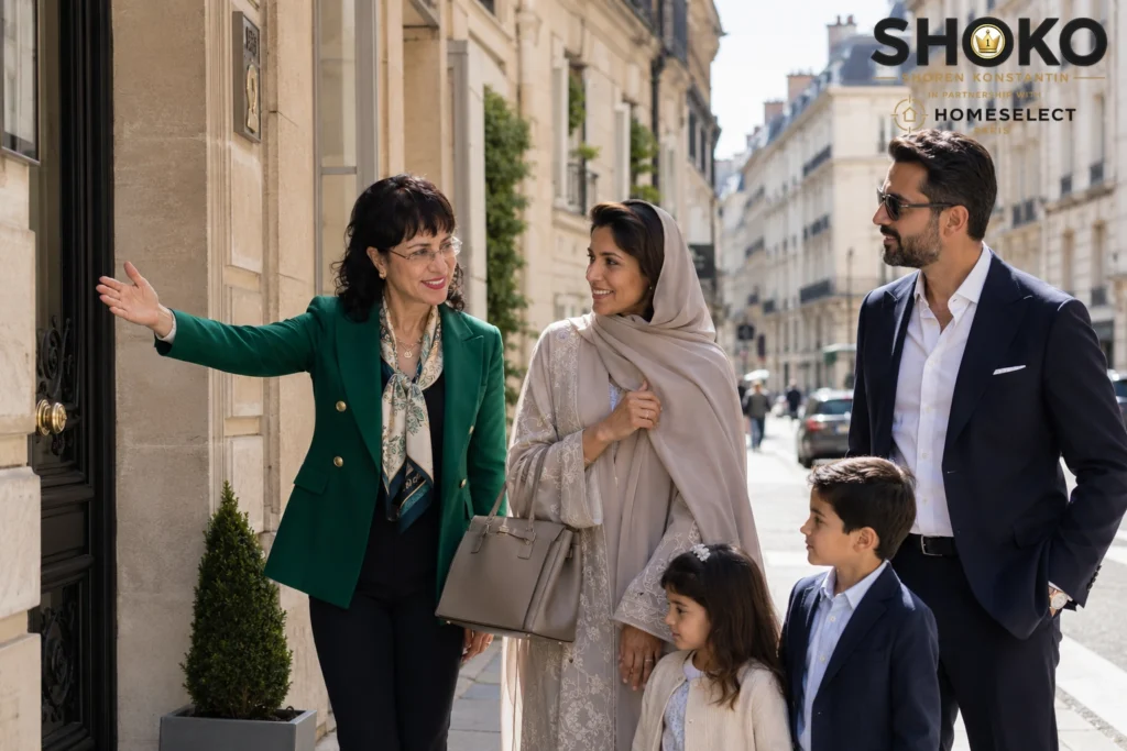 عائلة عربية تستكشف خيارات الإقامة والتعليم والعقارات في باريس